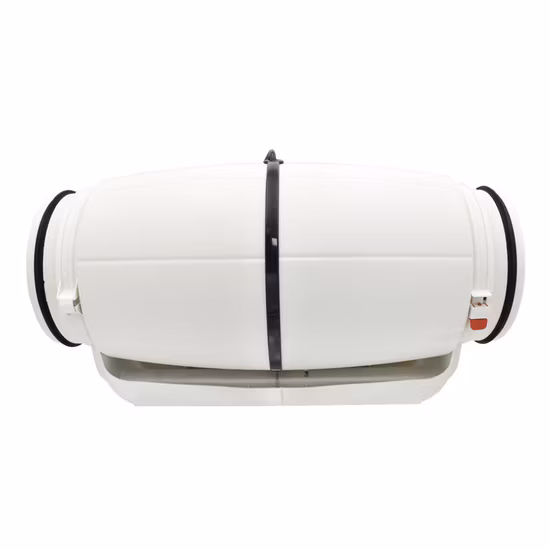 6 インチ軸流斜流換気円形サイレント水耕温室用 AC/Ec インラインダクトファン